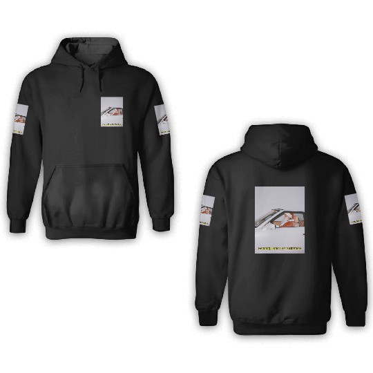Santa's Joyful Ride Card Design 3D Hoodies