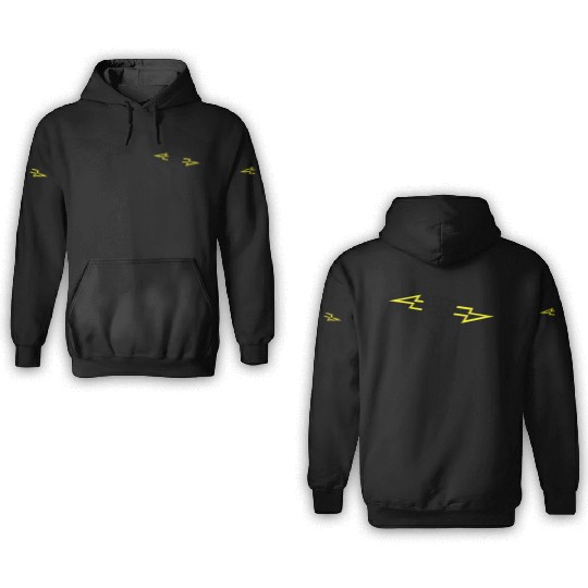 Zeus VECTOR TWO COLOR 3D Hoodies