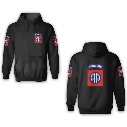 82nd Airborne 3D Hoodies
