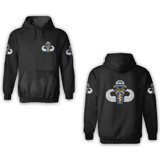 Special Forces Airborne Master 3D Hoodies