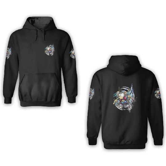 the graphic monkey 3D Hoodies