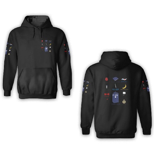 Doctor Who Items 3D Hoodies
