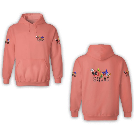 Disney Squad 3D Hoodies, Disney Trip 3D Hoodies