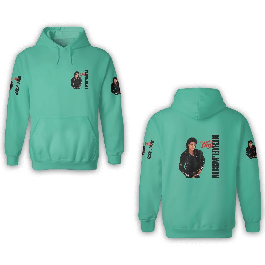 Michael Jackson Bad Album Smooth Criminal 2 3D Hoodies
