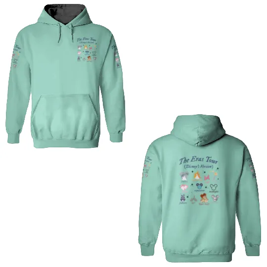 Eras Tour Disney 3D Hoodies, Swift Happiest Magical Place Gift