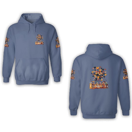 Disney Thanksgiving 3D Hoodies
