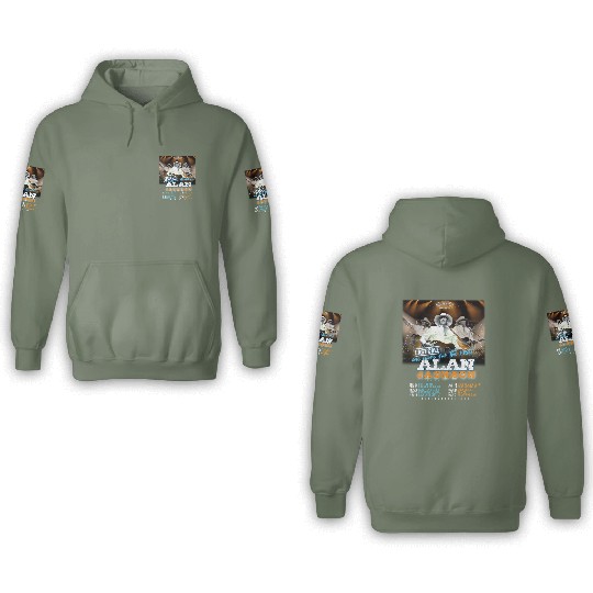 Popular Alan Jackson Tour 2025 Gift For Fan 3D Hoodies