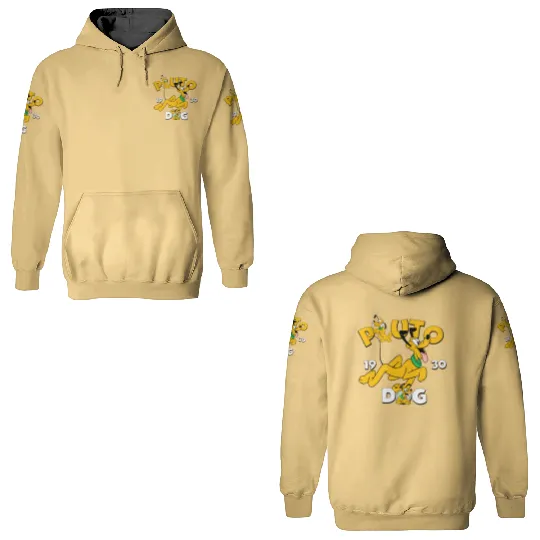 Vintage Disney Pluto 3D Hoodies, Pluto est 1930 3D Hoodies, Mouse Trip 3D Hoodies, Disneyland 3D Hoodies, Disney Vacation 3D Hoodies