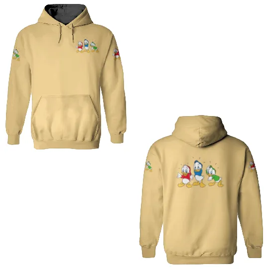 Disney DuckTales 3D Hoodies, Disney Huey, Dewey, and Louie 3D Hoodies