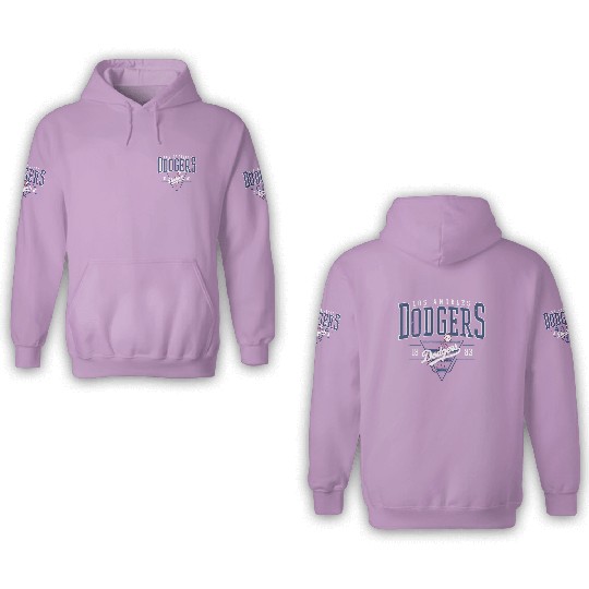 Los Angeles Dodgers 3D Hoodies, Cozy Crewneck for Fans, Perfect for Game Days, Sports Gifts, Vintage Style Apparel