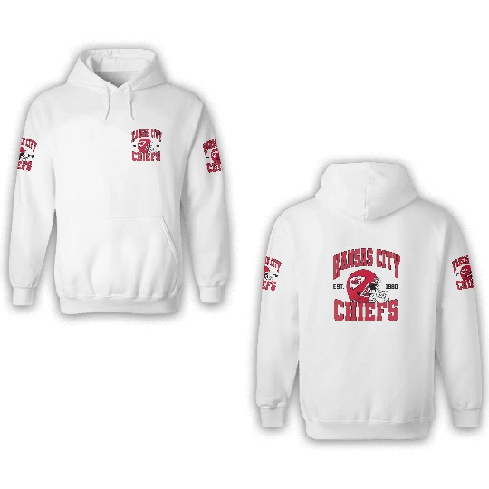 KC Chiefs Football Team 3D Hoodies