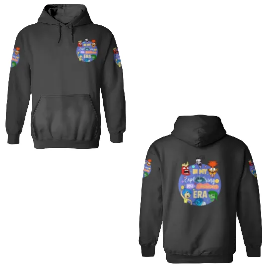 Inside Out 2 3D Hoodies, In My Exploring My Emotions Era 3D Hoodies, Disney Trip 3D Hoodies
