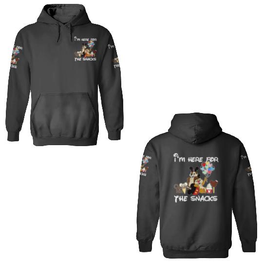 I'M Just Here For The Snacks 3D Hoodies, Snacking Around The World 3D Hoodies, Chip And Dale 3D Hoodies Disney Trip Family 3D Hoodies