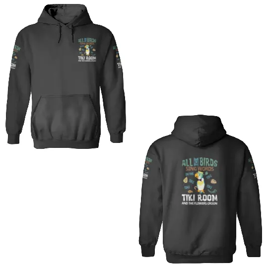 Tiki Room 3D Hoodies, Enchanted Tiki Room 3D Hoodies, Disneyland