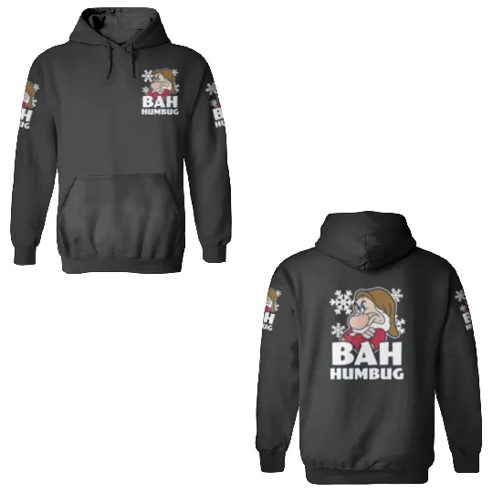 Disney Snow White & Seven Dwarfs Christmas Grumpy Bah Humbug 3D Hoodies