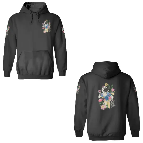 Retro Disney Snow White And The Seven Dwarfs Floral 3D Hoodies,