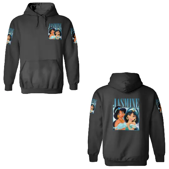 Vintage Jasmine Disney Princess 3D Hoodies, Vintage Jasmine 3D Hoodies