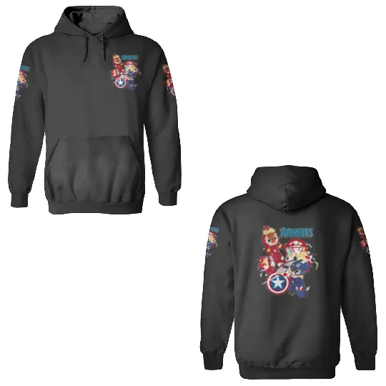 Disney Chip And Dale Avengers 3D Hoodies, Chip And Dale 3D Hoodies