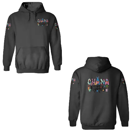 Ohana Means Family 3D Hoodies, Ohana 3D Hoodies, Disney 3D Hoodies