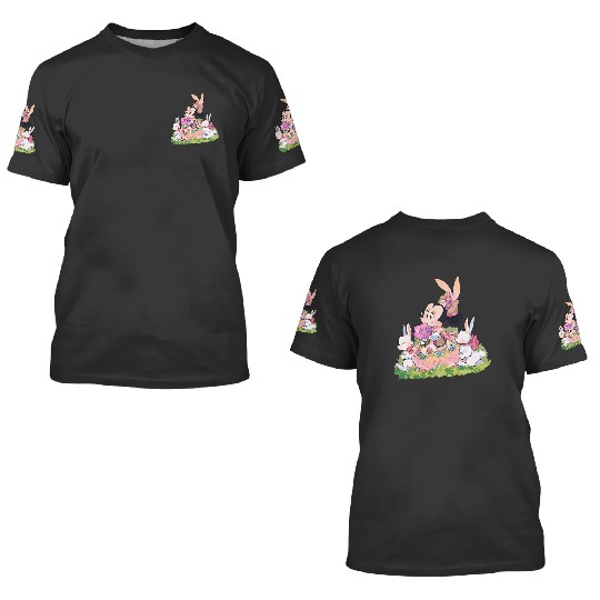 Minnie Mouse Easter 3D T Shirts, Disney Easter 3D T Shirts