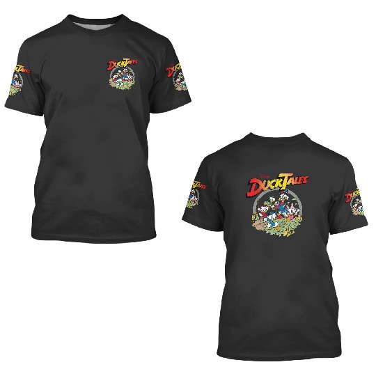 Disney DuckTales Characters 3D T Shirts