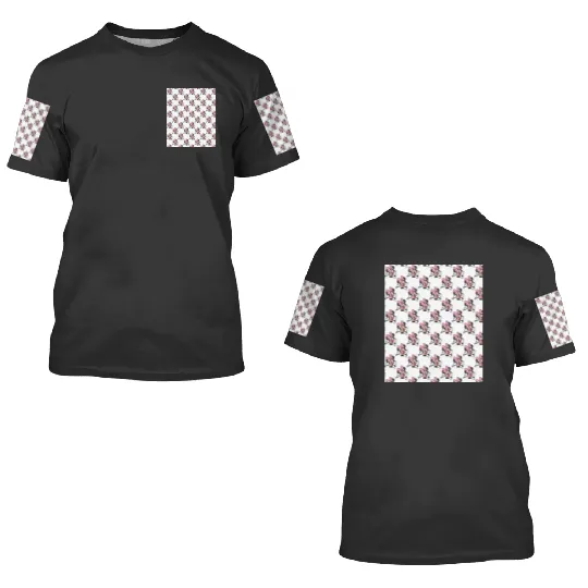 Minnie Mouse Wrapping Paper, Disney Birthday Wrapping Paper, Gift Wrapping Paper, Disney Gift 3D T Shirts