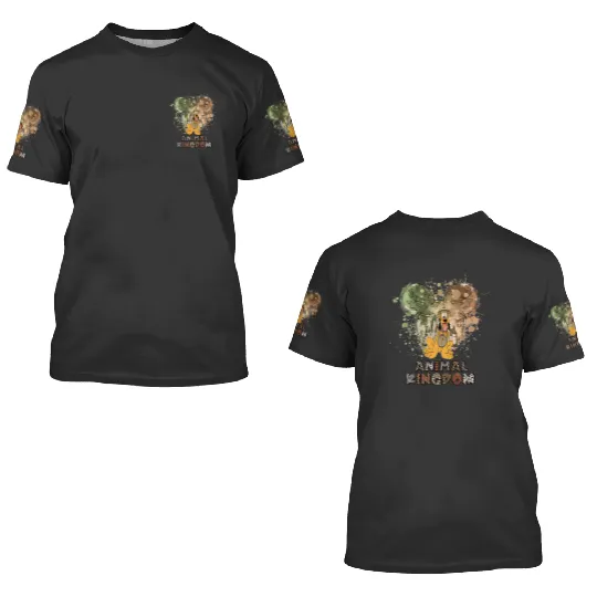 Disney Animal Kingdom 3D T Shirts, Disney Pluto 3D T Shirts, Animal Kingdom 3D T Shirts
