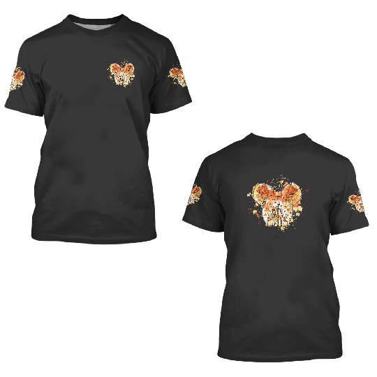 Disney Thanksgiving 3D T Shirts, Disney Fall 3D T Shirts, Magic Kingdom Fall 3D T Shirts, Disney Fall Castle 3D T Shirts