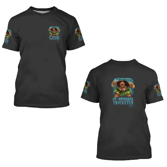 Disney Moana Maui Ot Original Trickster Big Ches 3D T Shirts