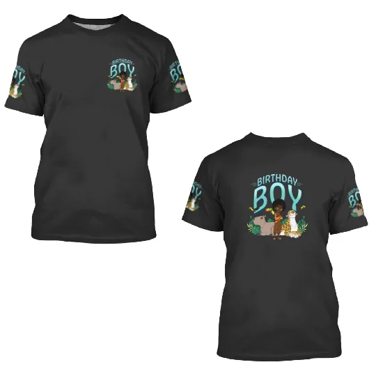 Disney Encanto Antonio Birthday Boy Animal 3D T Shirts