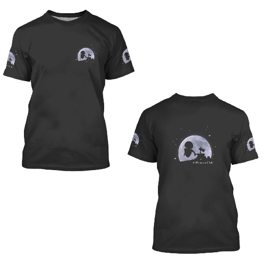Discover Disney Pixarss WallE Eve To The Moon And Back Tank Top 3D T Shirts