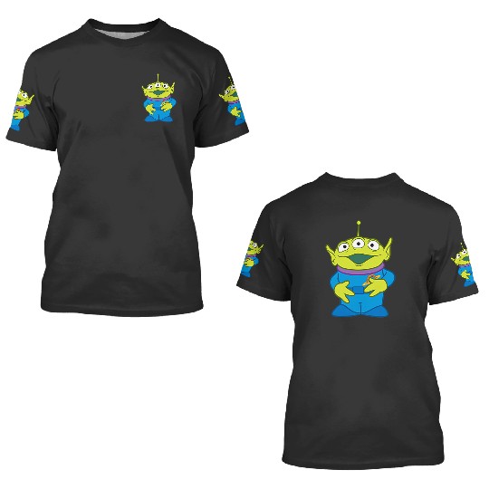 Disney Pixarss Toy Story Pizza Planetss Alien Pocket 3D T Shirts