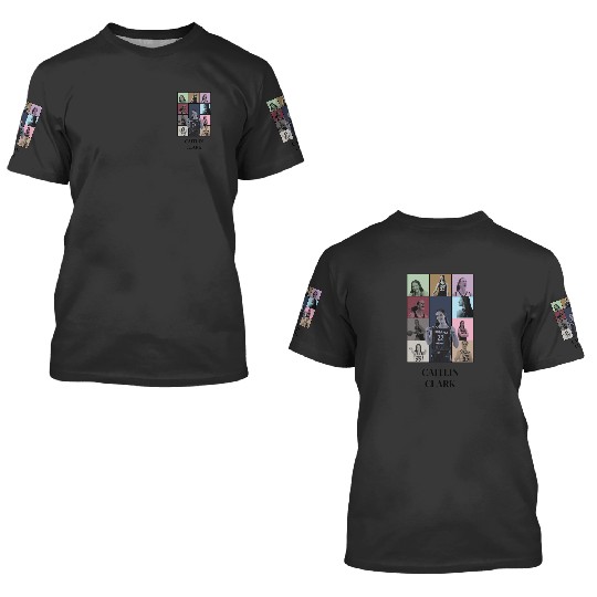 Caitlin Clark Eras Tour 3D T Shirts