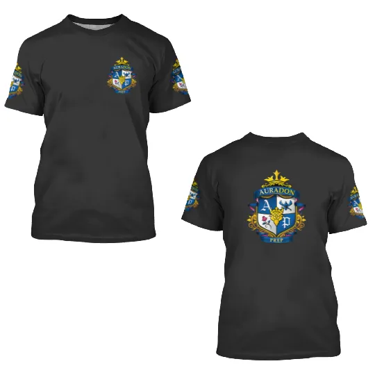 Disney Descendants Auradon Prep Crest 3D T Shirts