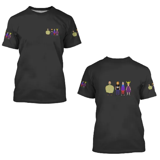 Bobs Burgers Phish by Custeez 3D T Shirts