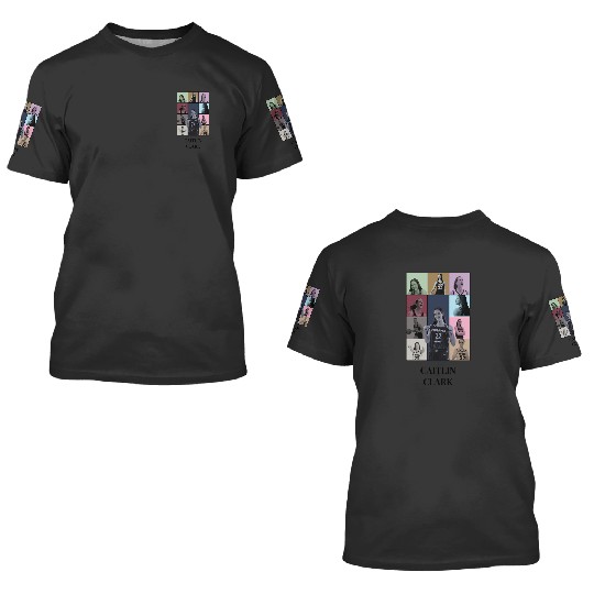 Caitlin Clark Eras Tour 3D T Shirts