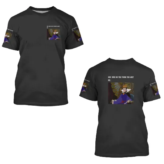 Disney Sleeping Beauty Maleficent Evil Queen Meme 3D T Shirts