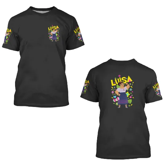 Disney Encanto Luisa Madrigal Floral 3D T Shirts