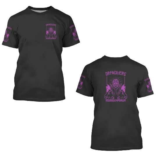 Dr. Faciliers Voodoo Emporium The Princess and the Frog Disney Villains Relaxed Fit 3D T Shirts