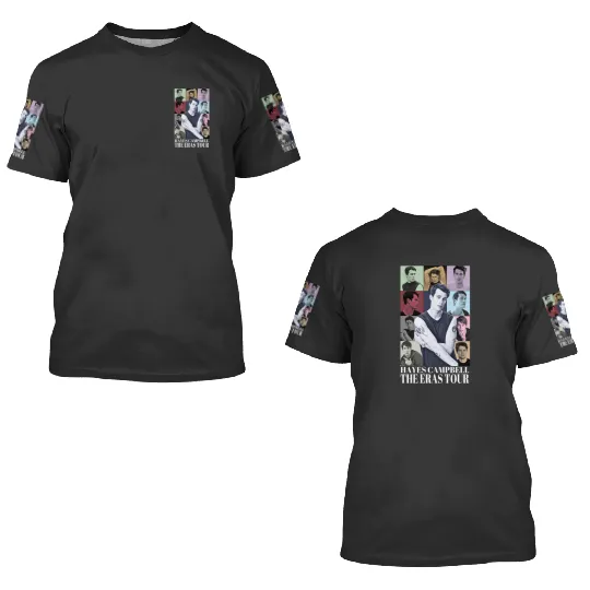 Hayes Campbell Eras Tour White 3D T Shirts