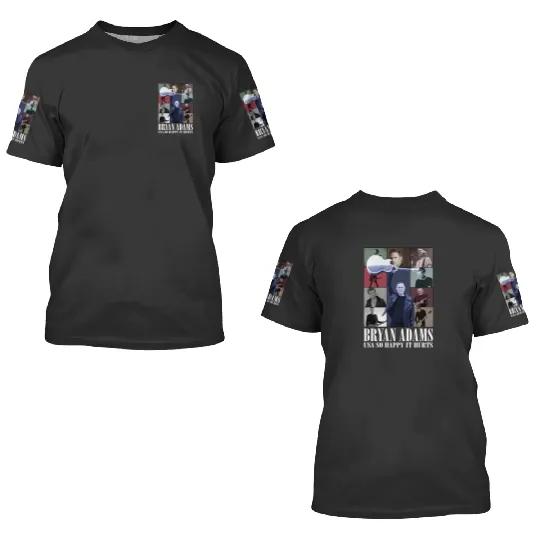 Discover Bryan Adams The Eras Tour 3D T Shirts, Bryan Adams 3D T Shirts