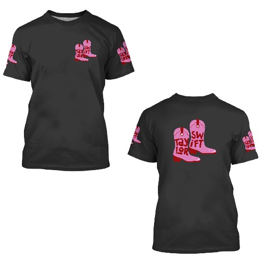 Discover Taylor Boots (1) 3D T Shirts