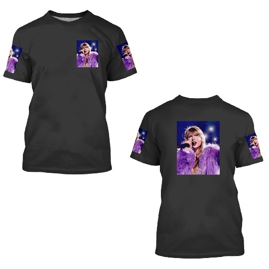 Discover Taylor Purple 3D T Shirts