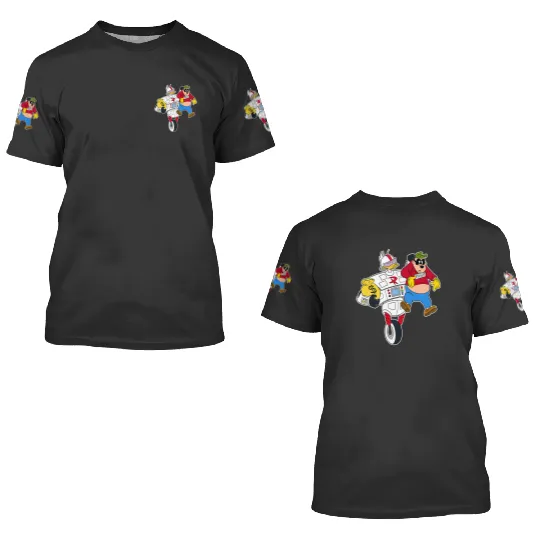 Disney Gizmoduck and Beagle Boy DuckTales 3D T Shirts