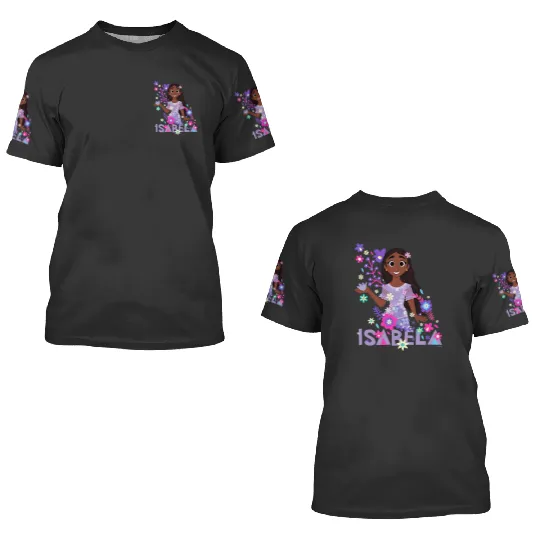 Disney Encanto Isabela Madrigal Floral 3D T Shirts