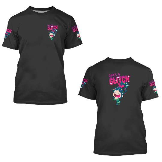Disney Ralph Breaks the Internet Vanellope Glitch Tank Top 3D T Shirts
