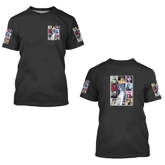 Taylors cats Eras Tour 3D T Shirts