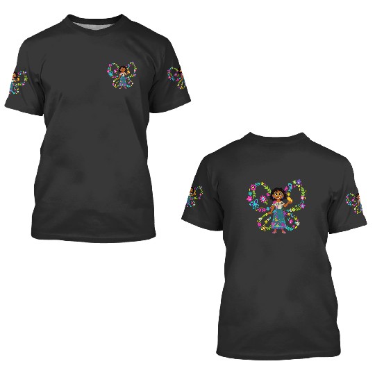 Disney Encanto Mirabel Madrigal Big Butterfly 3D T Shirts