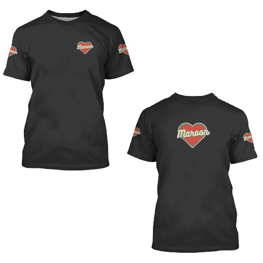 Discover Maroon Taylor Midnights 3D T Shirts