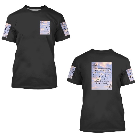 Discover Daylight - Taylor Lyrics 3D T Shirts